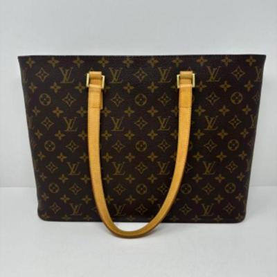 Louis Vuitton Luco Monogram Shoulder Tote Bag - Brown Leather	