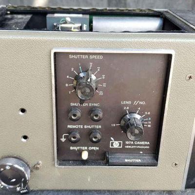 Hewlett Packard 197A Oscilloscope Camera