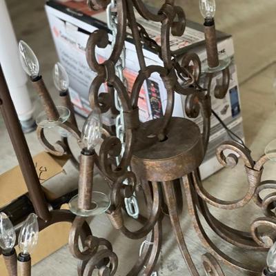 great iron chandelier 