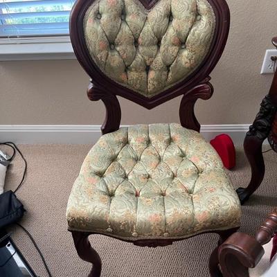 period sweetheart chair