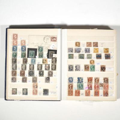 EARLY AMERICAN STAMP COLLECTION | An album of 19th century U.S. postage stamps, including Scott #s 1, 9, 11, 24-26, 63, 65, and many...