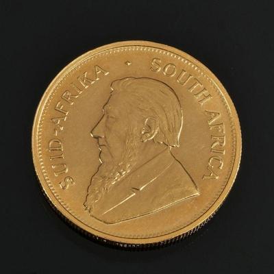 1974 SOUTH AFRICAN KRUGERRAND GOLD COIN | a 1oz Krugerrand in very good condition.

