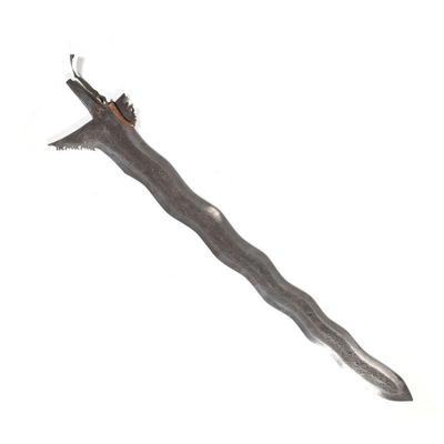 THAI OR ASIAN SERPENTINE SWORD BLADE | Apparently unmarked; - l. 26.5 in.

