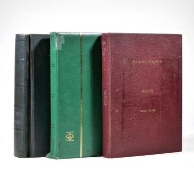 (3pc) FRENCH & GERMAN STAMP ALBUMS | Including an album of German postage stamps organized in Scott album pages comprising stamps...