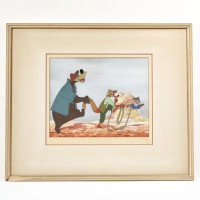 DISNEY CEL: SONG OF THE SOUTH (1946) | An original celluloid drawing from the 1946 Walt Disney Production of "Song of the...