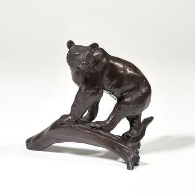 (AFTER) CHARLES MARION RUSSELL (AMERICAN, 1864-1926) | Grizzly Bear. Bronze. Signed with initials "CMR" and with artist's...