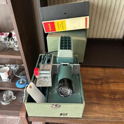 This slide projector is in the south office area