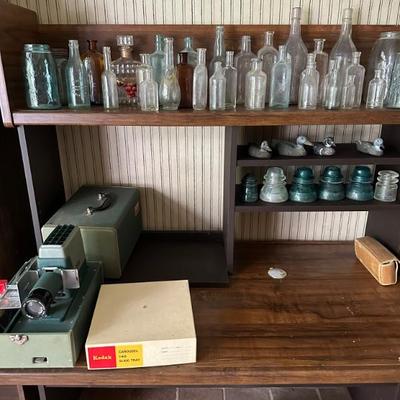 Part of a bottle collection 