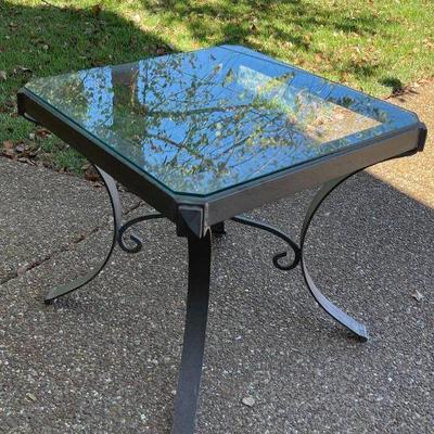 Lot 037-G: Glass-top Side Table

Features: The little brother of our client’s large coffee table (Featured in Lot 008-LR)

Dimensions:...