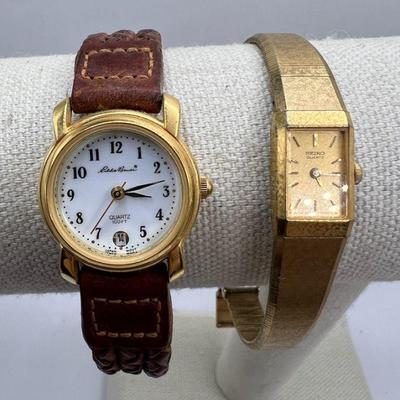 (2) Watches by Seiko & Eddie Bauer
