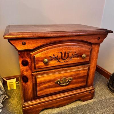 Dark Wood Night Stand
