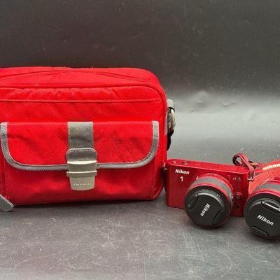 Nikon 1 Camera W Lens, Charger & Carrying Case
