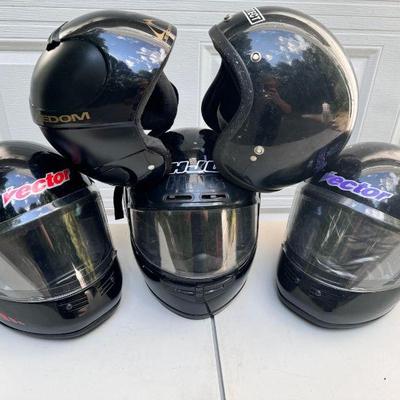 (5) Helmets FT Vector And HJC
