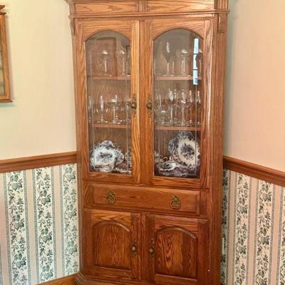 Oak Hill Corner Cabinet

