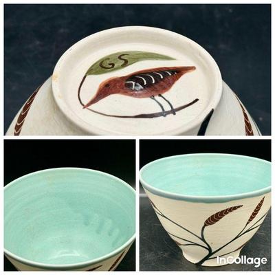 Beautiful Signed Pottery Bowl
