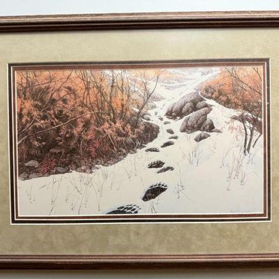 Bev Doolittle Bear Print
