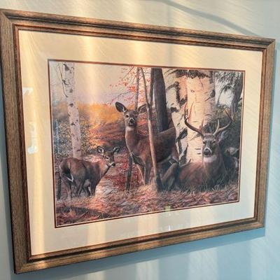 Deer Scene Print
