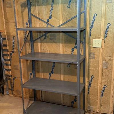 30” X 12” X 5’ Metal Storage Shelf
