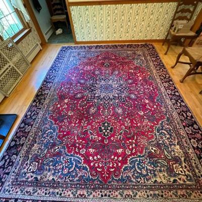 Authentic MASHAD Semi Antique Iranian Carpet

