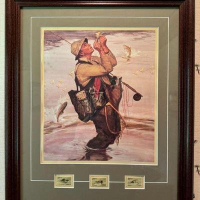 Fly Fishing Virtuoso Stamp Print
