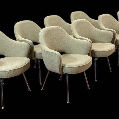 (8) EERO SAARINEN for KNOLL Executive Chairs