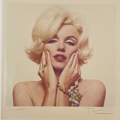 BERT STERN Signed Photograph of MARILYN MONROE