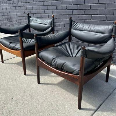 KRISTIAN SOLMER VEDEL "Modus" Armchairs, Pair