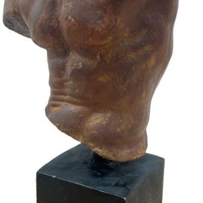 Mid Century Male Torso on Base