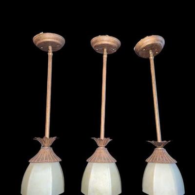 Three Traditional Modern Pineapple Pendant Light