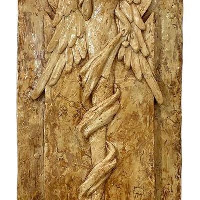 DANIEL BORUP "Ascension" Wall Sculpture Plaque