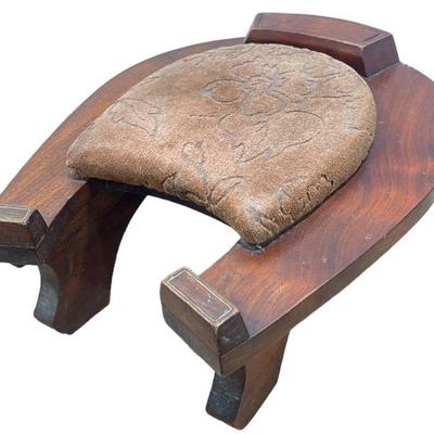 Victorian Horseshoe Shaped Footstool