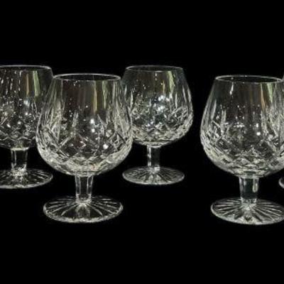 WATERFORD 'Lismore' Crystal Brandy Snifters, Set of Eight