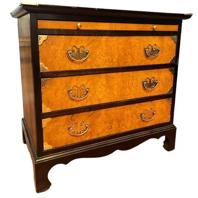 Mid Century Chinoiserie Campaign Chest by CENTURY