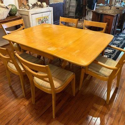 HEYWOOD WAKEFIELD Wishbone Dining Table & Chairs