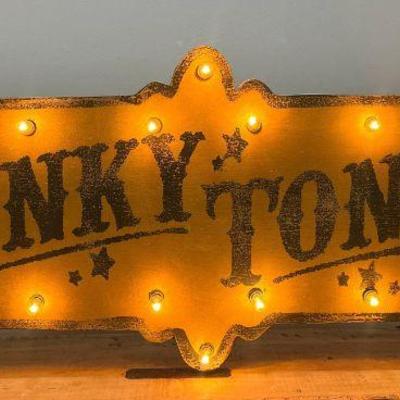 Folk Art Honky Tonk Lighted Sign