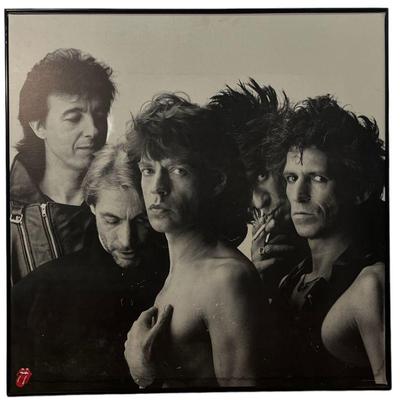 Wall Sized 1986 ROLLING STONES by ANNIE LEIBOVITZ Framed Poster