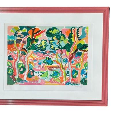 CHARLES LAPICQUE Signed Artist Proof Lithograph