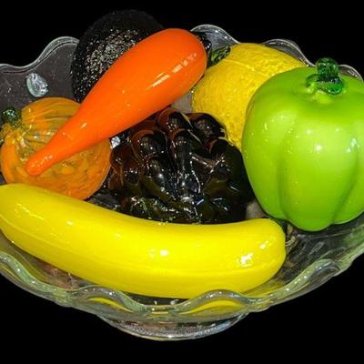 Collection MURANO Art Glass Fruits & Vegetables