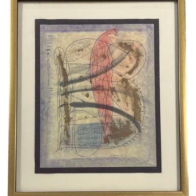 RICHARD TITLEBAUM Surrealist Mixed Media Nude