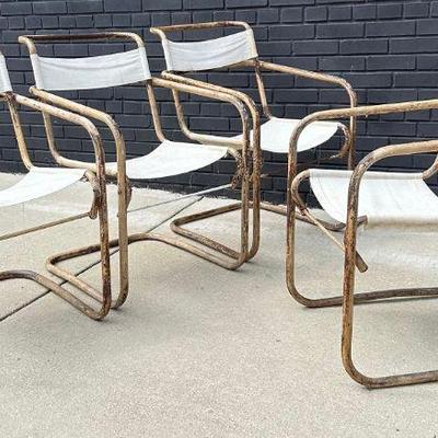 Early Original Art Deco Bauhaus Chairs