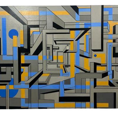 JAMES MASSENA MARCH Wall Sized Acrylic on Canvas