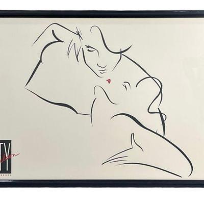 TY WILSON "The Kiss" Poster Print