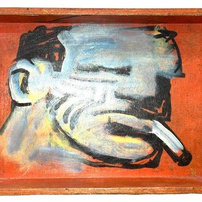 ROBERT LOUGHLIN "Brute" on Found Object Tray