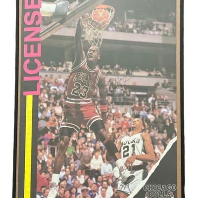 MICHAEL JORDAN "Licensed to Jam" Autographed Poster