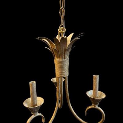 Bronze Wheat Sheaf Chandelier