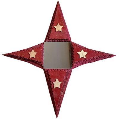 POPS CASEY Folk Art Star Mirror