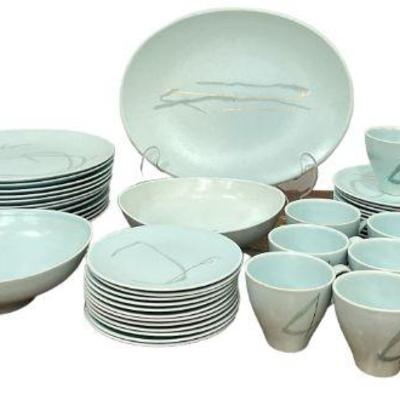 Mid Century RUSSEL WRIGHT By KNOWLES Dishware, 43pcs.