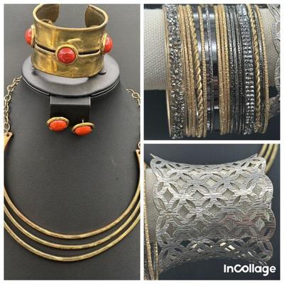 Mixed Metal Jewelry Lot
