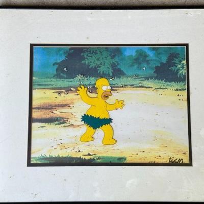 Simpsons Production Cel
