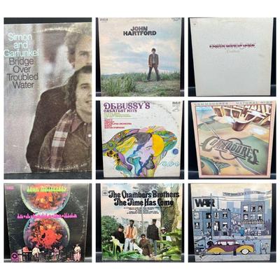 (8) Vinyl Record Albums feat. Commodores, Simon & Garfunkel
